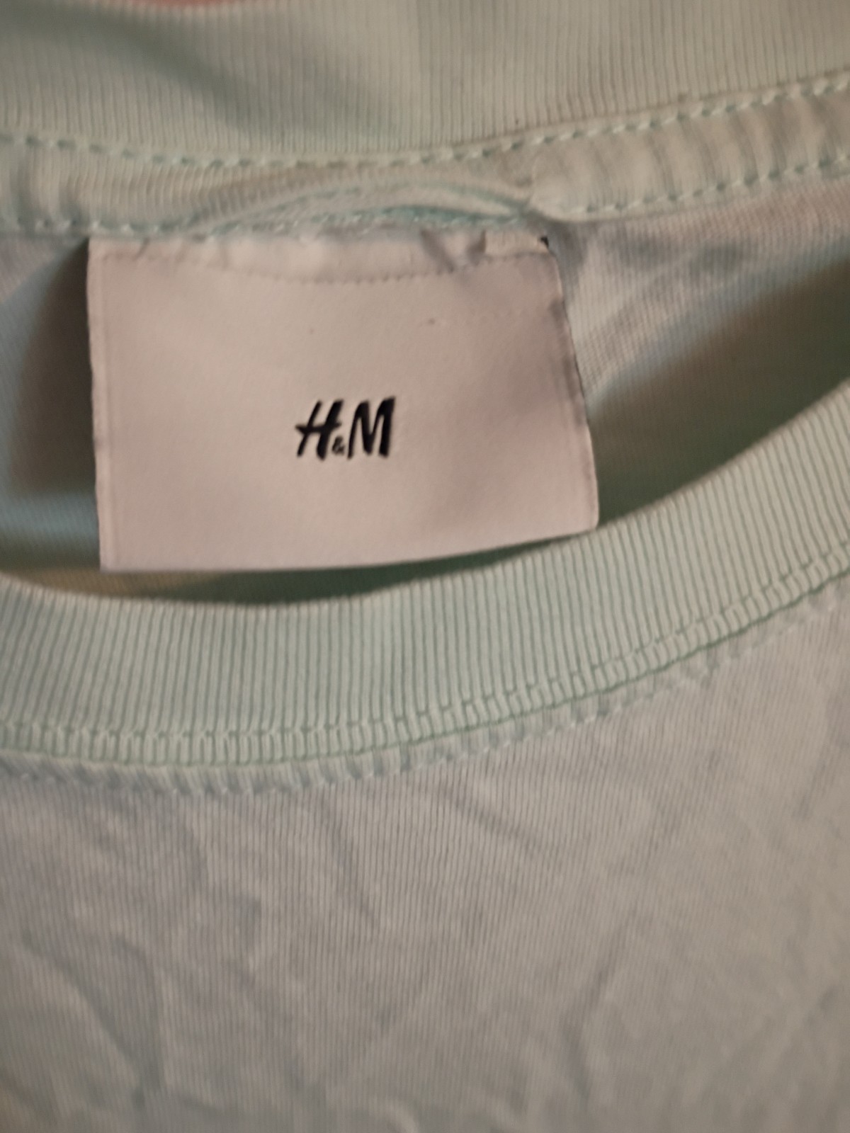 Men's H&M Teal Common Sense Short Sleeve T Shirt Size Small gallery