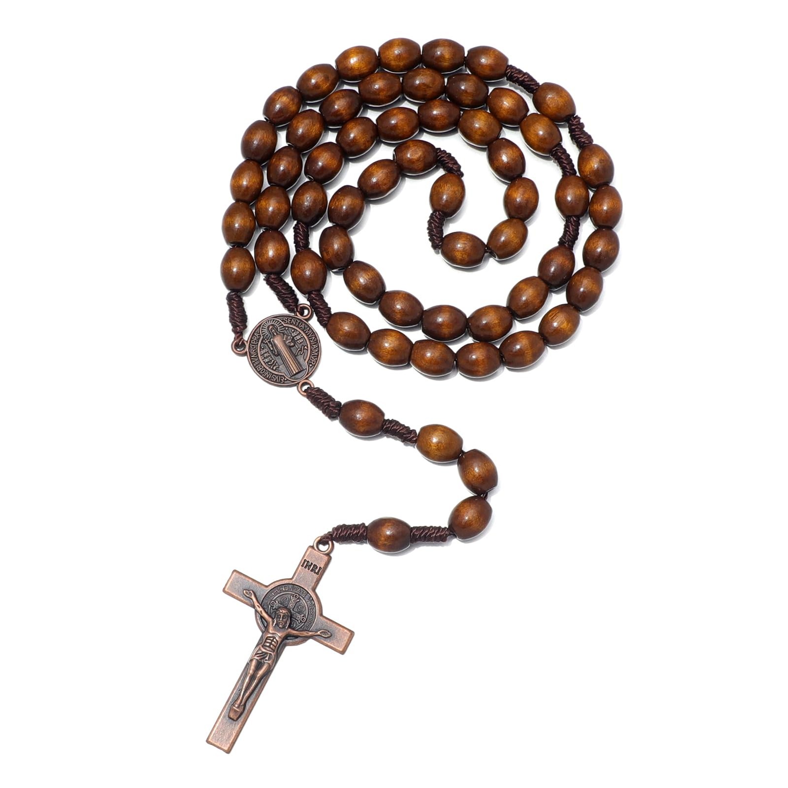 Handmade Wooden Catholic Rosaries, Rosary Beads Necklace Catholic Christian P... gallery
