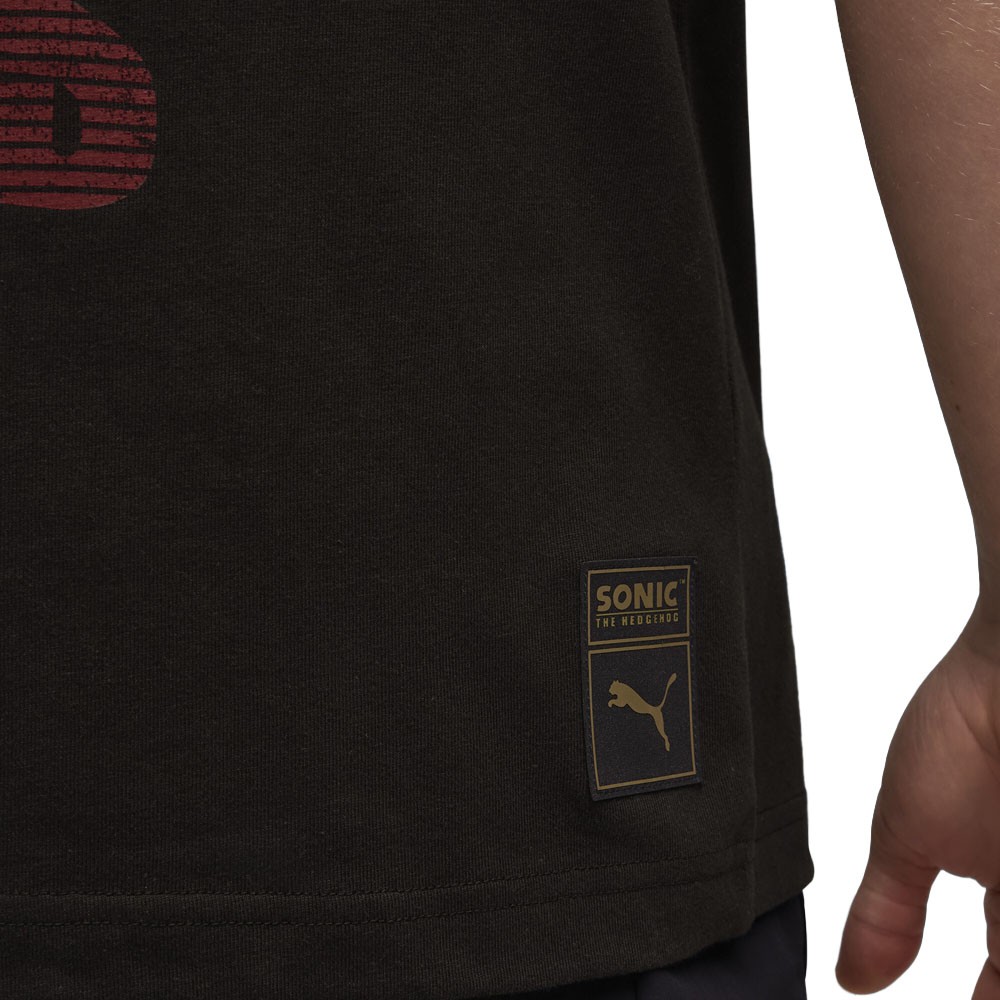 PUMA X Sonic The Hedgehog Relaxed Graphic Crew Neck Short Sleeve T-Shirt Mens S gallery