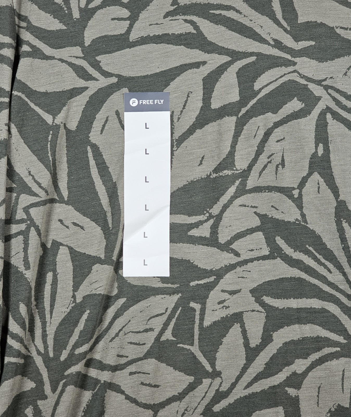 Free Fly Bamboo Lighweight Hoodie Mens Large Canopy Print Dark Forest NWT gallery