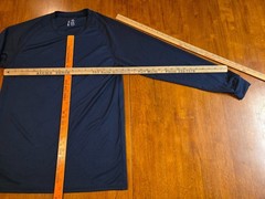 Blue Star Men’s XXL Navy Blue 100% Polyester Long Sleeve Performance T-Shirt