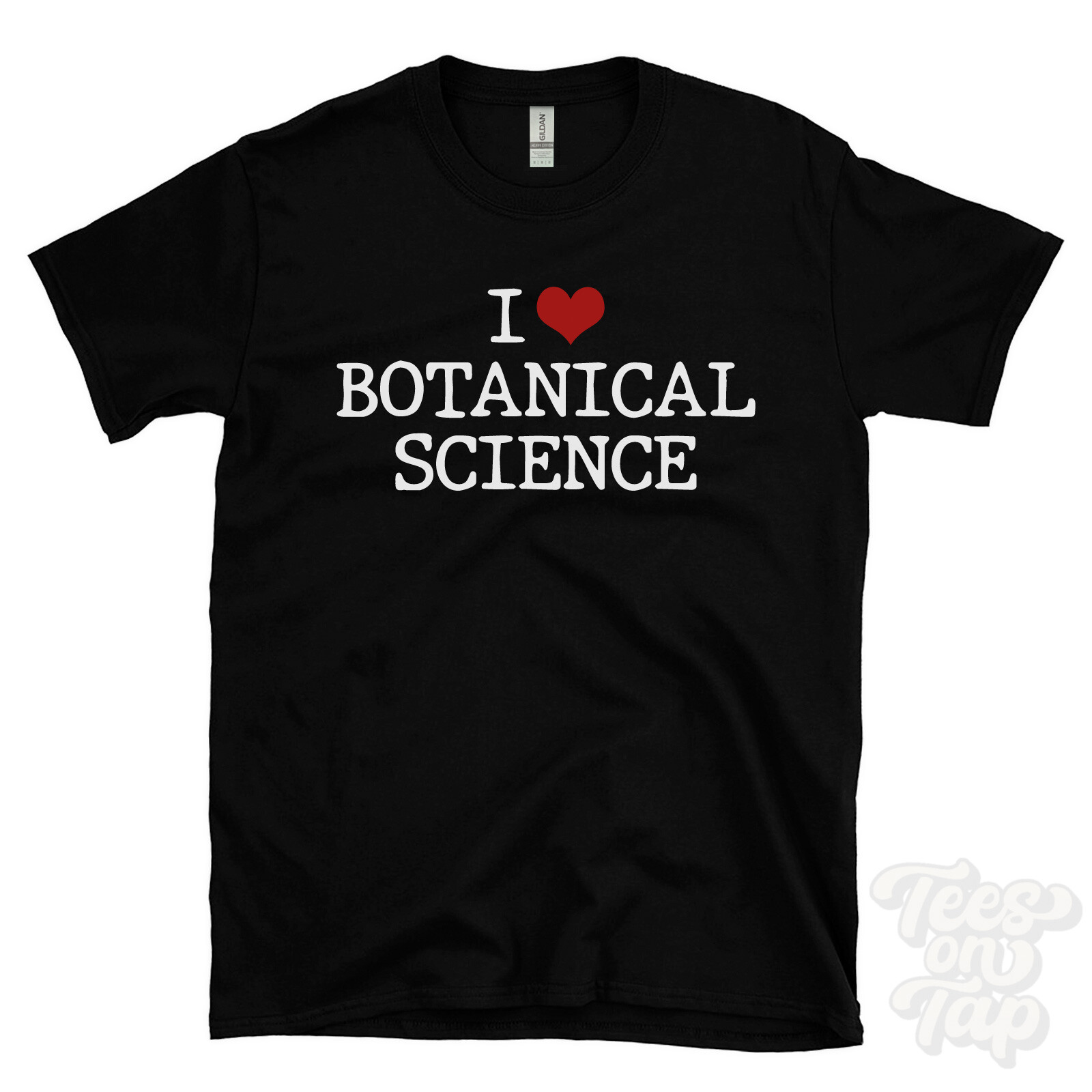 I LOVE BOTANICAL SCIENCE T-SHIRT heart botany plants environmental plant studies