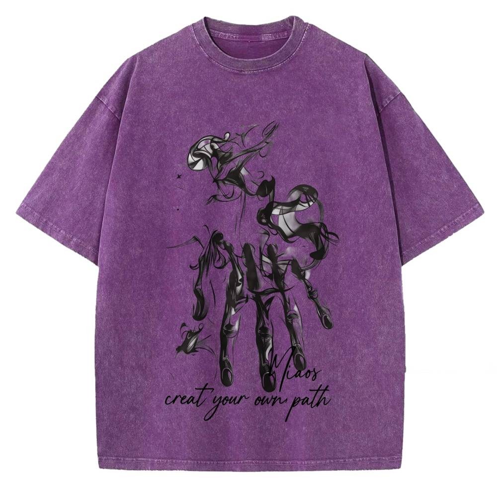 100% Cotton Oversized T-Shirt, Smoke Hand Art Vintage Streetwear Unisex Tee gallery