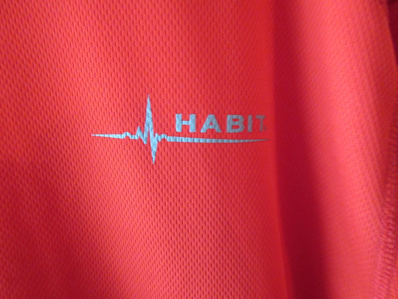 Mens HABIT Red Goji Berry 2XL Crew Neck Long Sleeve T Shirt Pullover Activewear gallery