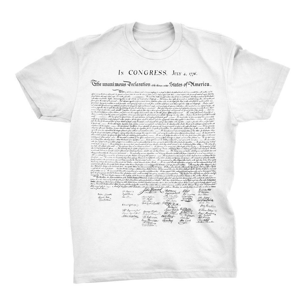 Declaration of Independence T-Shirt 100% Cotton All Sizes S-4XL NEW gallery