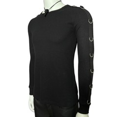 TRIPP GOTHIC ROCKER BIKER PUNK GOTH ROCK BLACK METAL RAVE LONG SLEEVE SWEATSHIRT