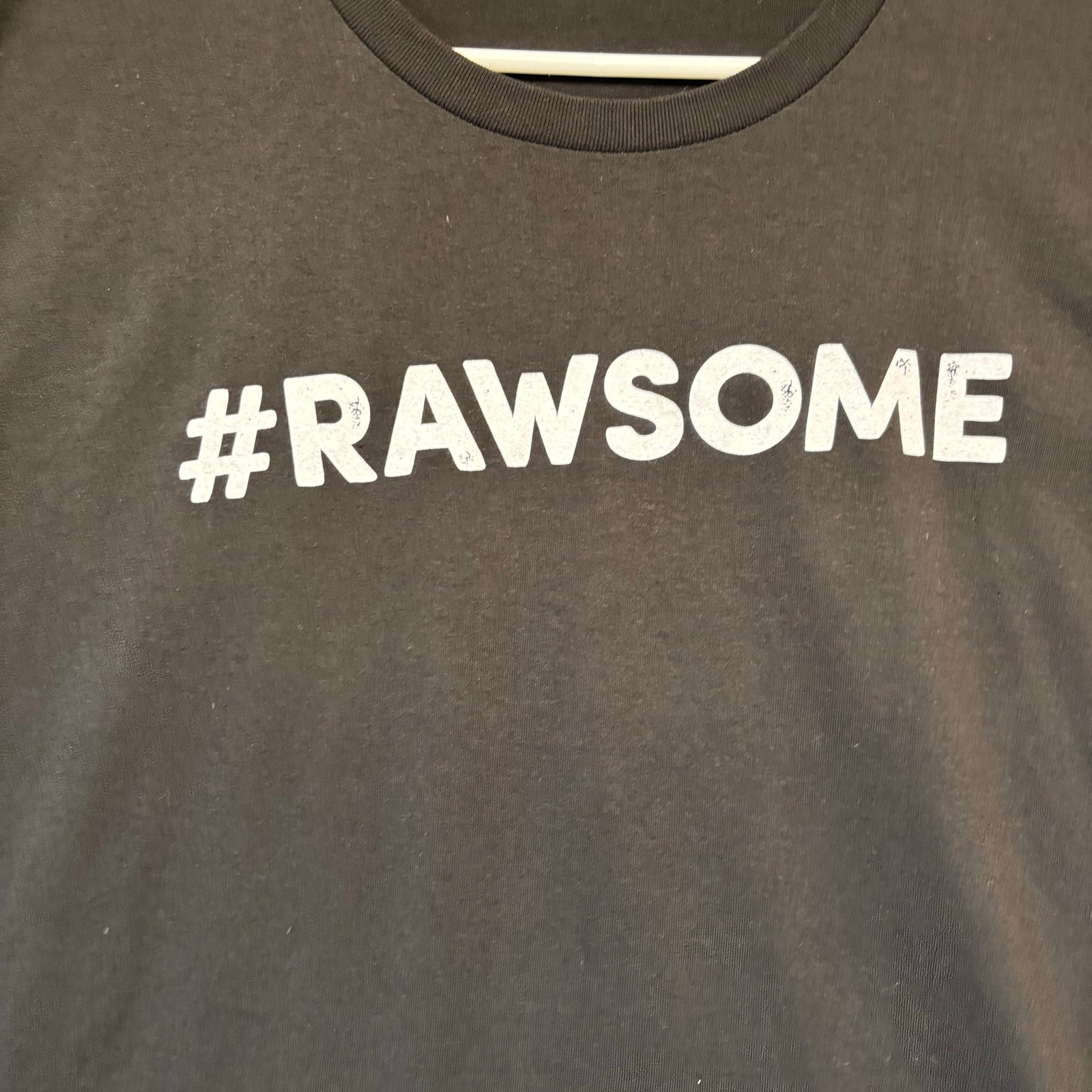 Hanes EcoSmart Acme Oyster House #RAWSOME T-Shirt XL Black New Orleans Seafood gallery