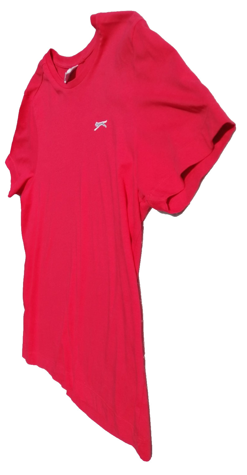 Slazenger Red Shirt Men's UK Size L Short Sleeve 100% Cotton 100% Cotton Summer gallery