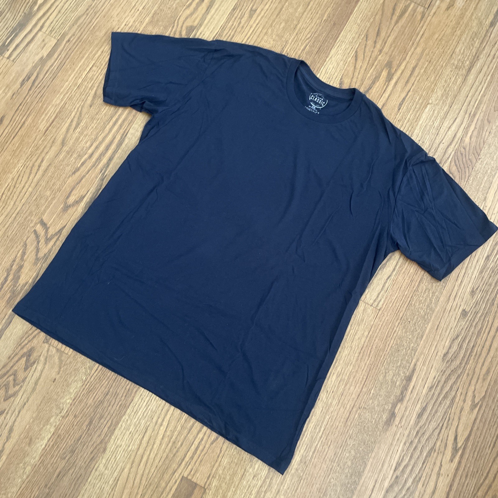 True Classic Premium Quality Crew Neck Tee T Shirt Mens NAVY BLUE XXL 2XL gallery