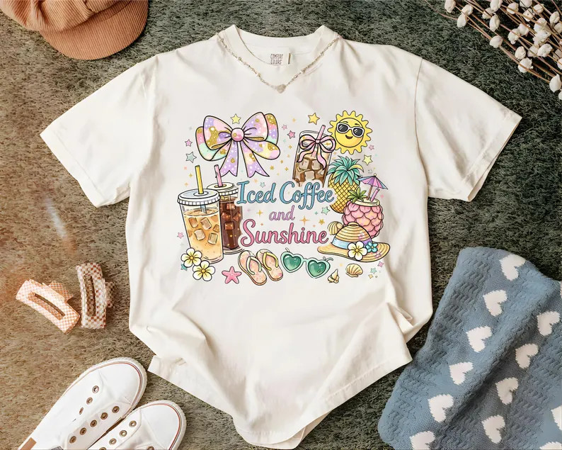 Iced Coffee Sunshine Comfort Tee gallery