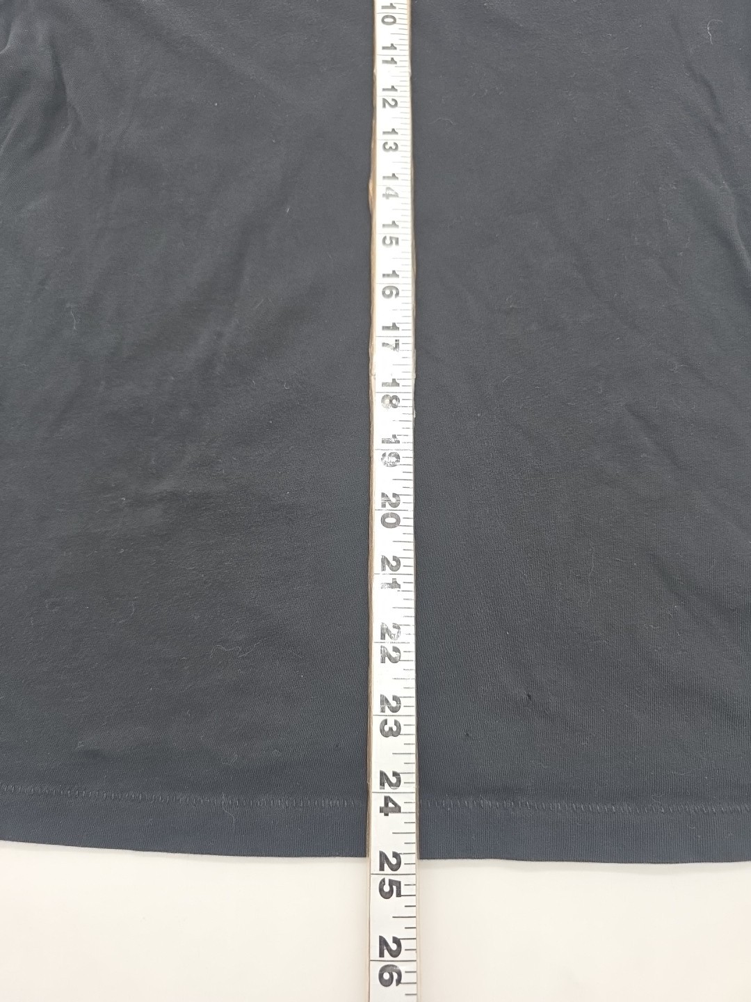 Express Jersey T-Shirt Men Small V-Neck Black Solid.#41392 gallery
