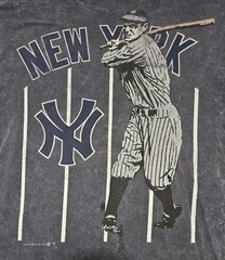 Vintage New York Yankees Baseball Graphic T Shirt Men’s XL 90s Nutmeg