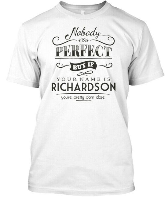 Richardson Nobody Is Perfect T-Shirt Made in the USA Size S to 5XL