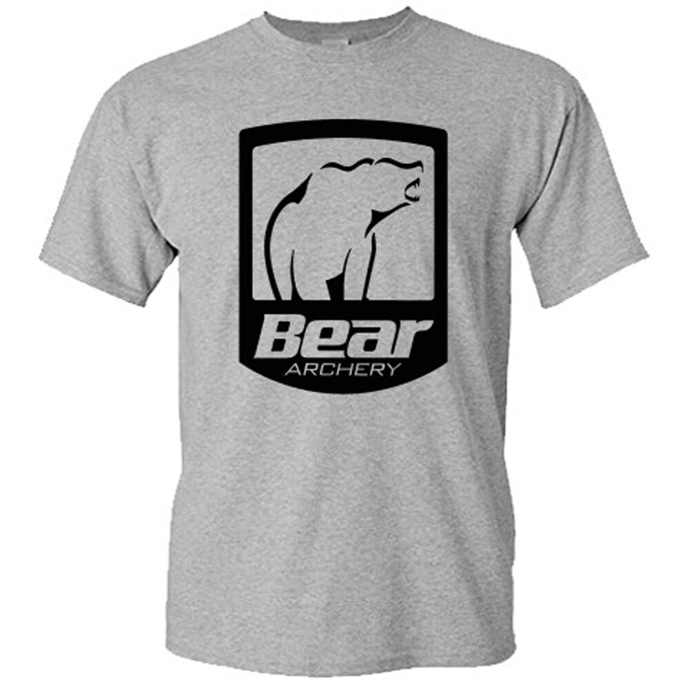 Bear Archery Hunting Bows Hunter Men’s Gray T-Shirt S-5XL