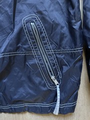 Converse Navy Stitch Logo Patch Old Skool Half-Zip Pullover Anorak XL