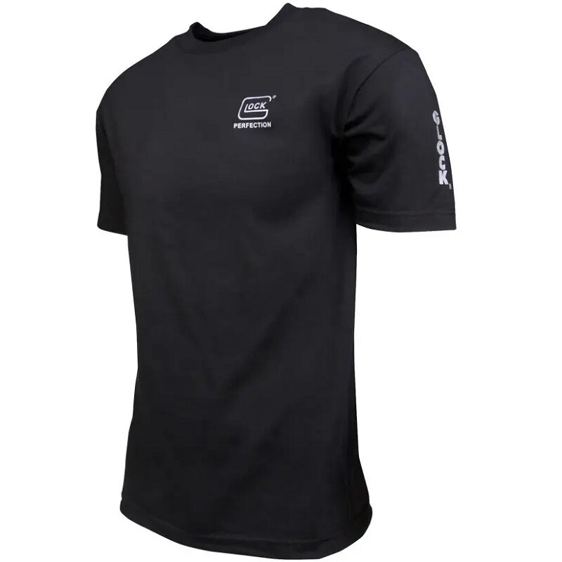 Glock AA1100 Men's OEM Perfection Tee Short Sleeve T-Shirt, Black, 100% Cotton gallery