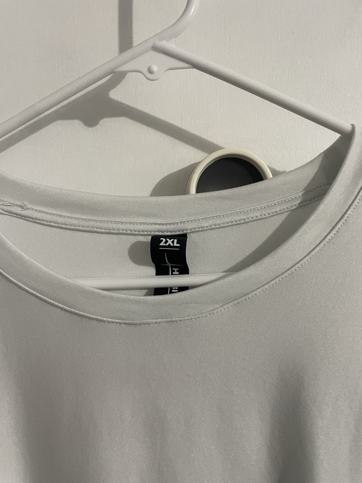 Habit Solar Factor T Shirt Long Sleeve Size 2XL White American Flag Back Good gallery