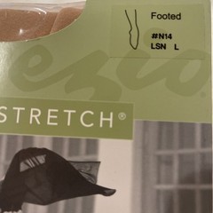 CAPEZIO Women’s “Hold & Stretch” Footed Tight Light Suntan Large #N14 New