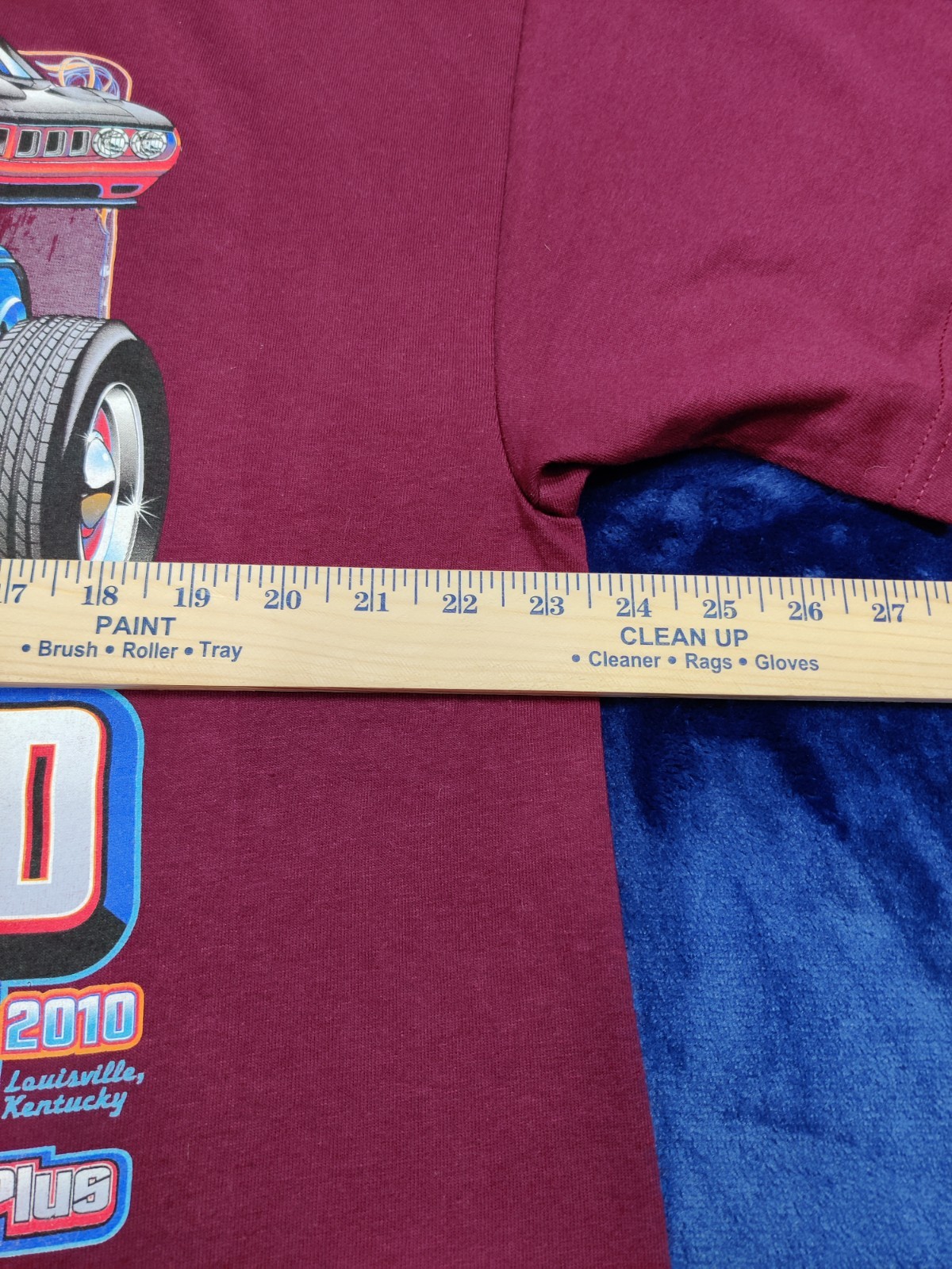 NSRA Street Rod Nationals 2010 Double Sided Burgundy XL NEW gallery