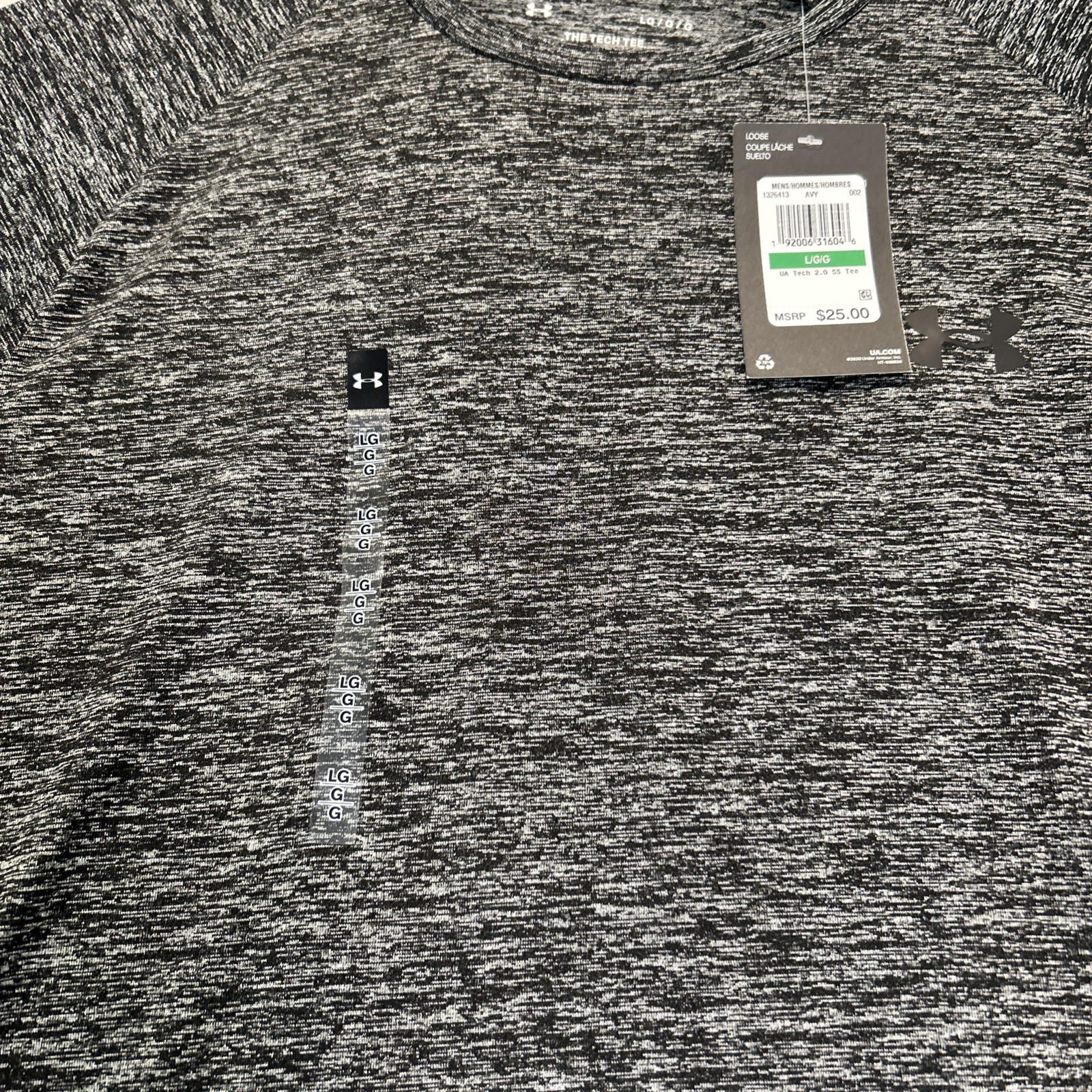 Under Armour Mens Athletic UA Tech 2.0 T-Shirt Short Sleeve Large 1326413 gallery