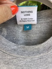 1995 Men’s Combo Grey Front Print T-Shirt Size M