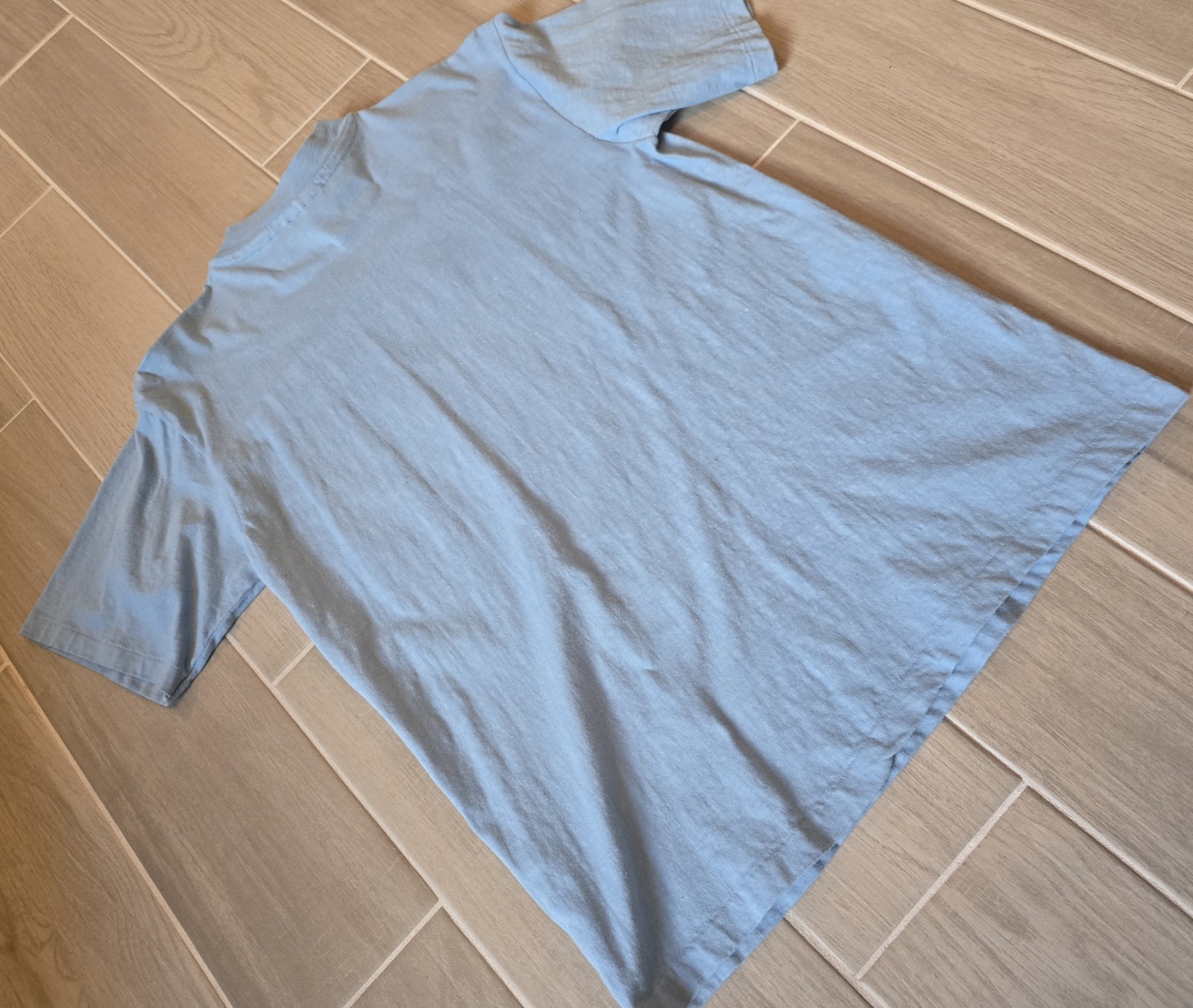 Vintage Hailey Watch Shirt Single Stitch Blue Large 90's NASA Art USA Hanes gallery