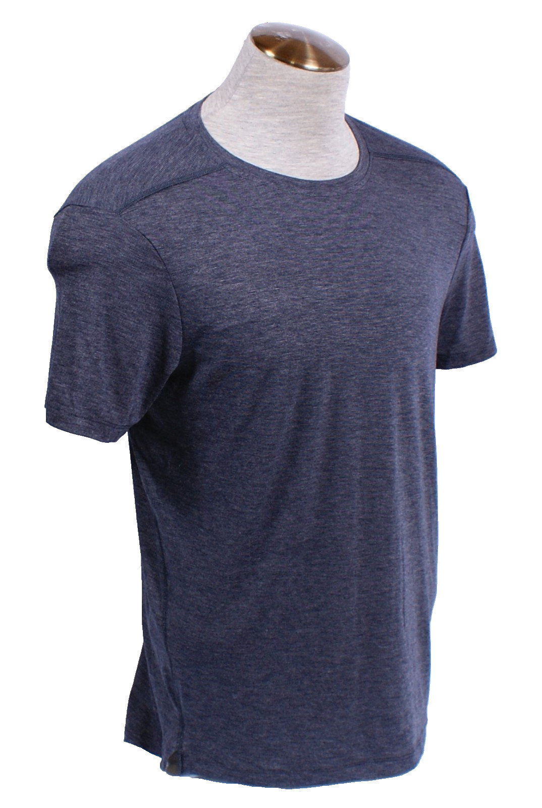 Alive Men's L Black Heather Short Sleeve Quick Dry Athletic Shirt Wicking gallery