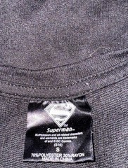 Superman Small Multicolor Polyester/Rayon Sleeveless Tank Top