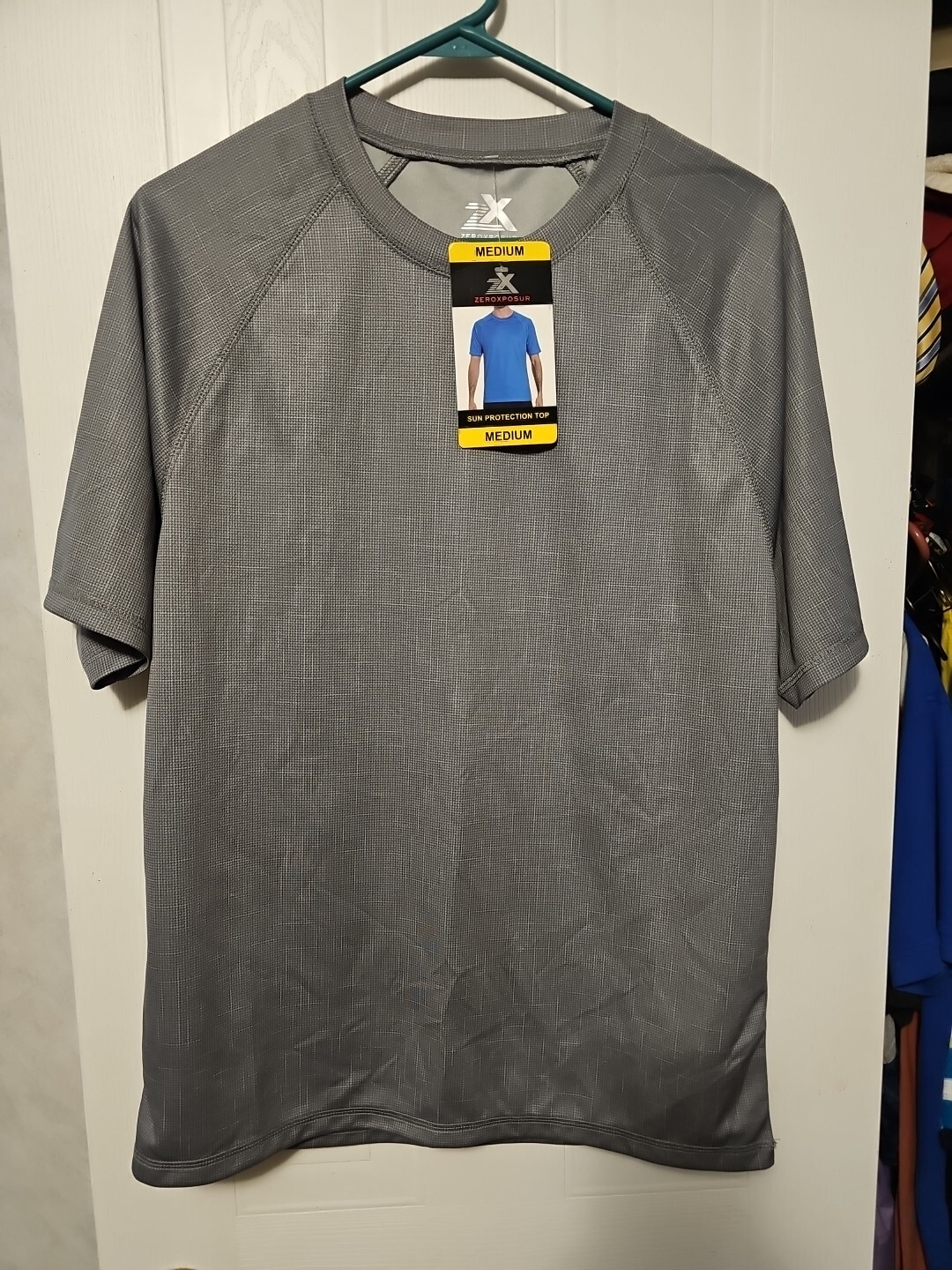 Zeroxposur Mens Sun Protection T Shirt Gray Size Medium gallery