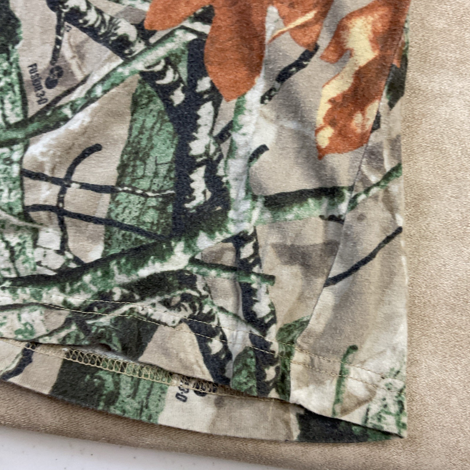 Outfitters Ridge Shirt Pocket Tee Men Sz XL Fusion 3D Camo Outdoor Hunting gallery