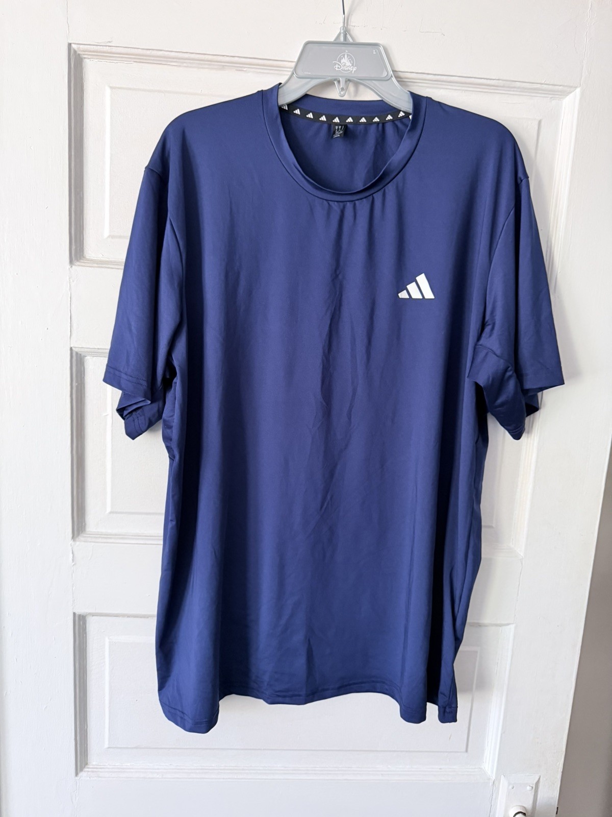 Adidas Men Train Essentials Tech T-shirt Training Tee Blue xLarge