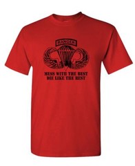 AIRBORNE RANGER – army special forces fight – Cotton Unisex T-Shirt