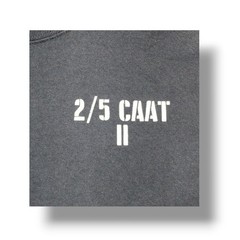 Grunt Style 2/5 CAAT II Diligentia Vis Celeritas Long Sleeve Black Shirt Size L