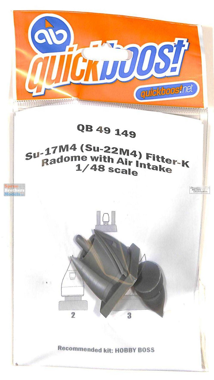 QBT49149 1:48 Quickboost Su-17M4 Su-22M4 Fitter-K Radome with Air Intake (HBS