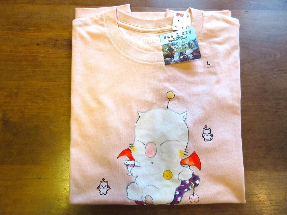 【UNIQLO】 UT Final Fantasy Moogle Pink Size M-4XL New with tags