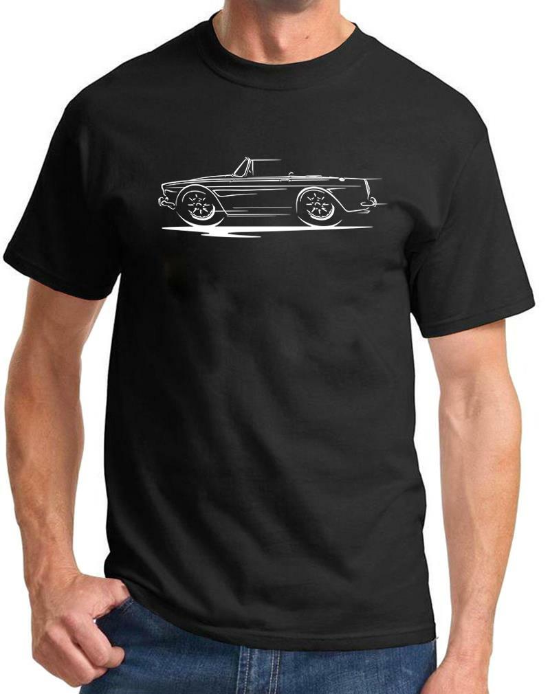 Sunbeam Tiger Convertible Sports Car Redline Design Classic Tshirt NEW gallery