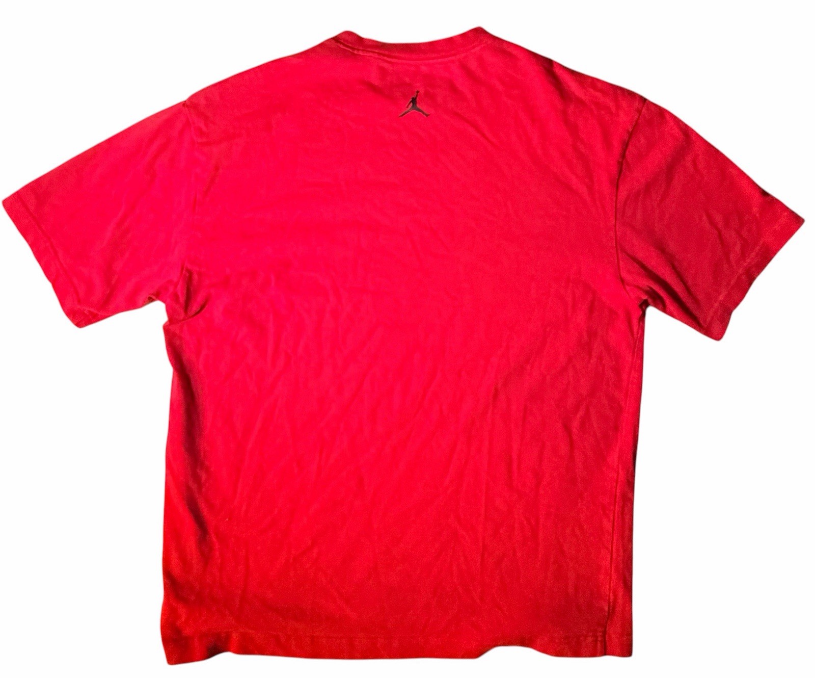 Jordan Red T Shirt Jumpman Sneaker Logo Tee Men’s Medium gallery