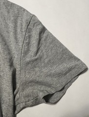 Buttoned Down Men’s Medium Gray Vneck Solid Color Shirt
