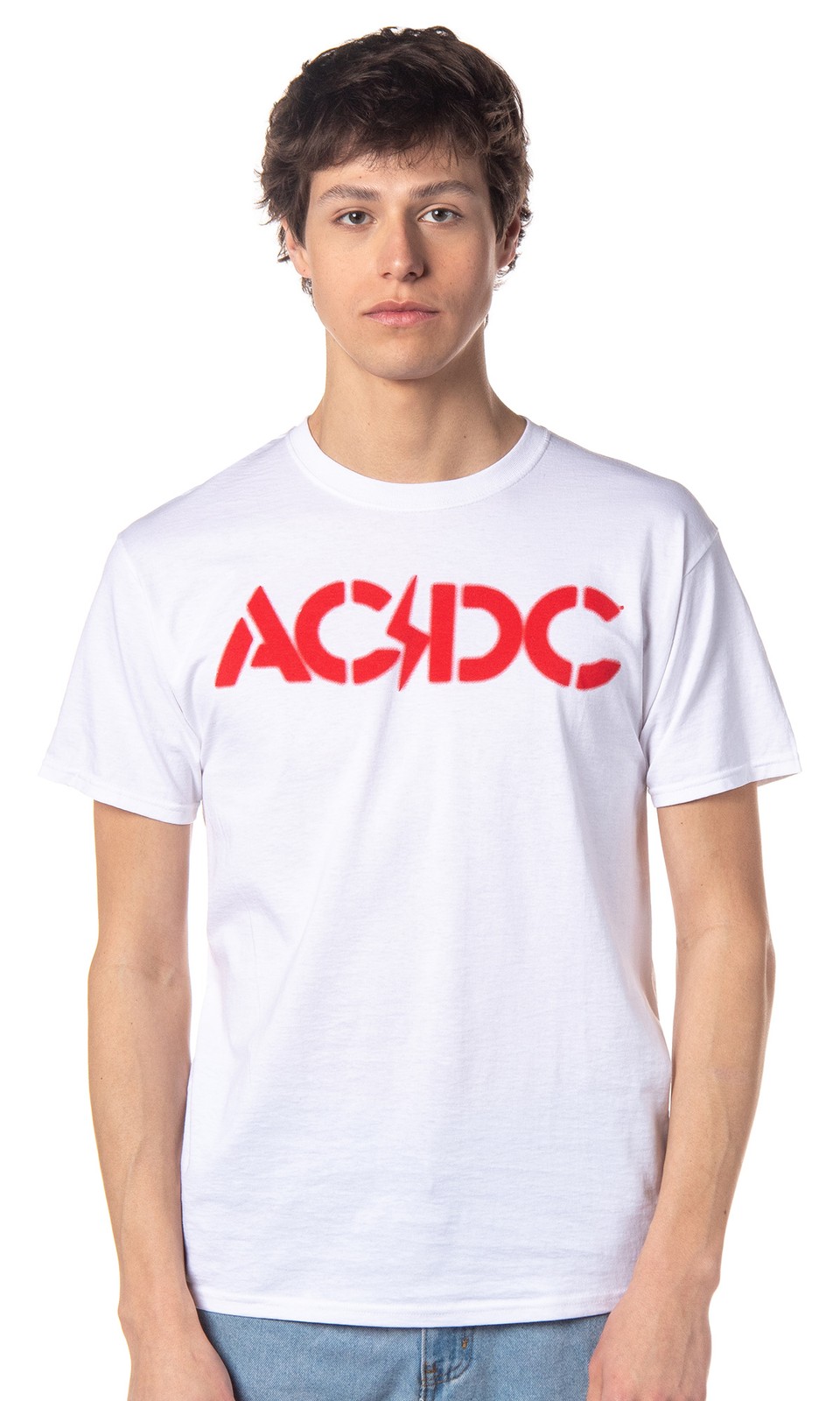 AC/DC Men’s High Voltage Album and Song Titles Short Sleeve T-Shirt Tee