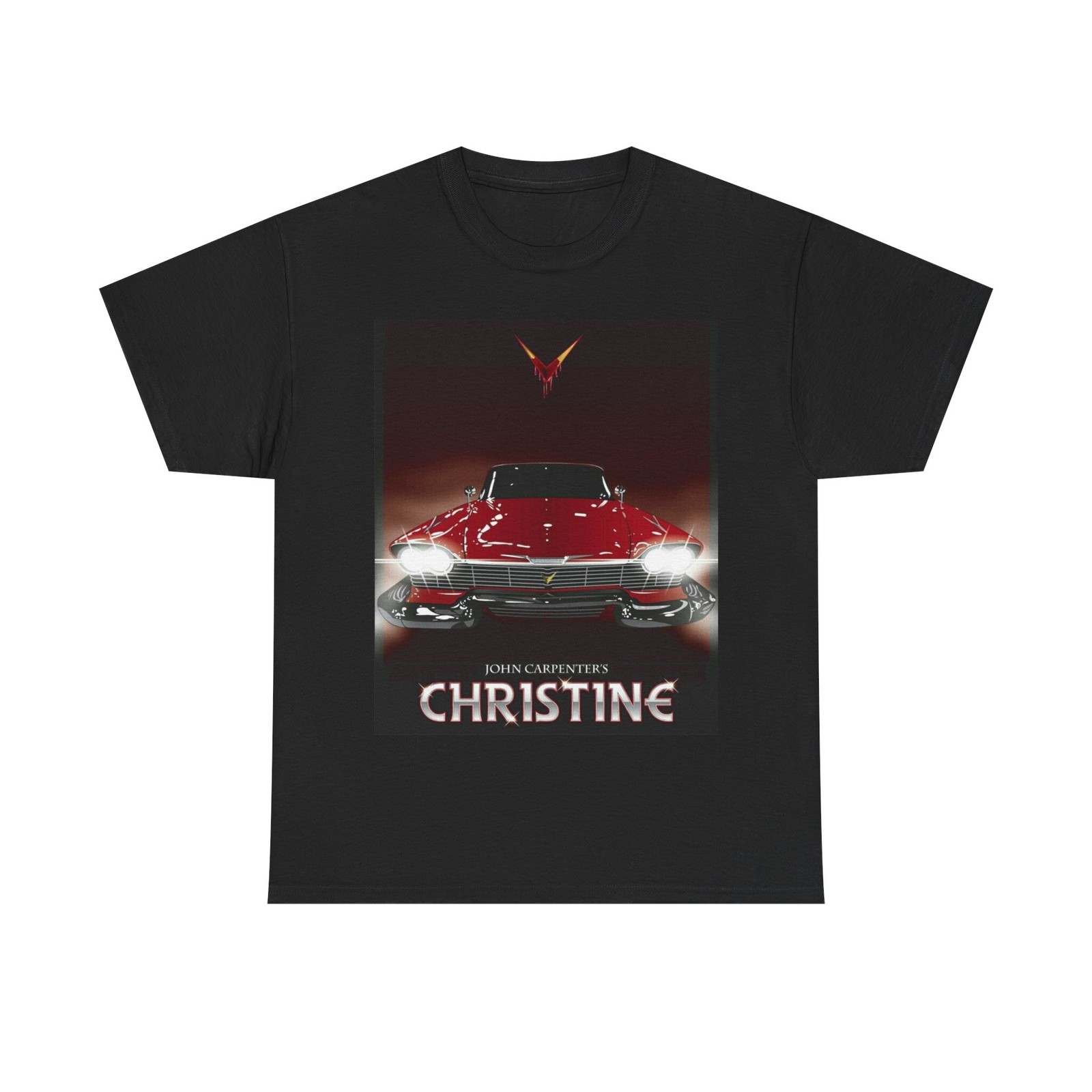 Christine Movie Poster Shirt Vintage Horror Retro Classic Unisex Heavy Cotton gallery