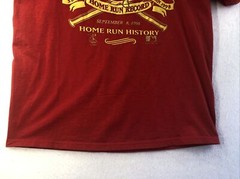 Vintage 90s Mark Mcgwire Home Run Record T-Shirt MLB Lee Sports Large Red 1998
