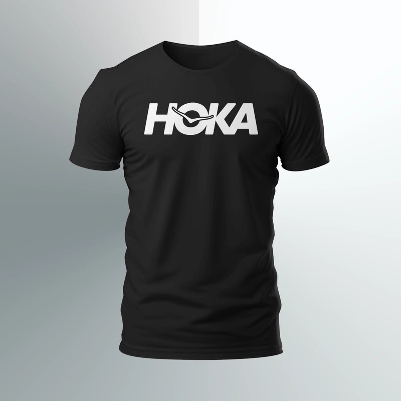 NEW! Hoka Sport Logo T-Shirt All Size S-5XL