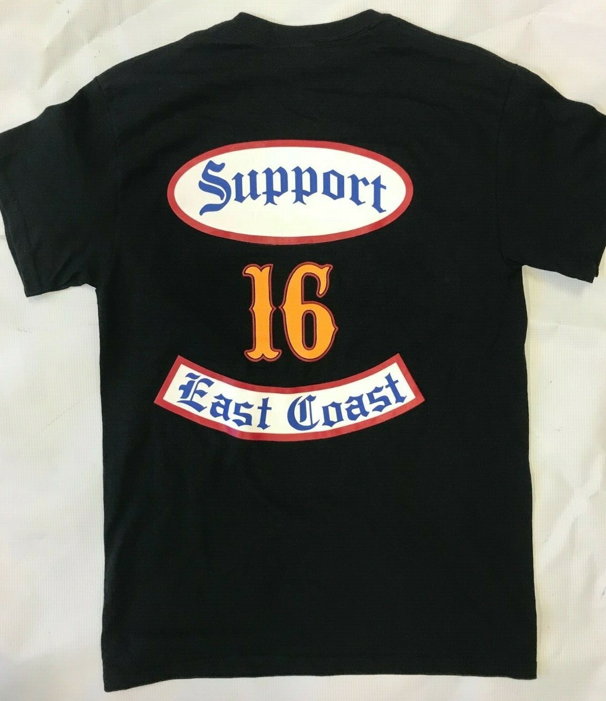 SUPPORT 16 PAGAN’S MC MOTORCYCLE CLUB EAST COAST ROCKER T SHIRT XL