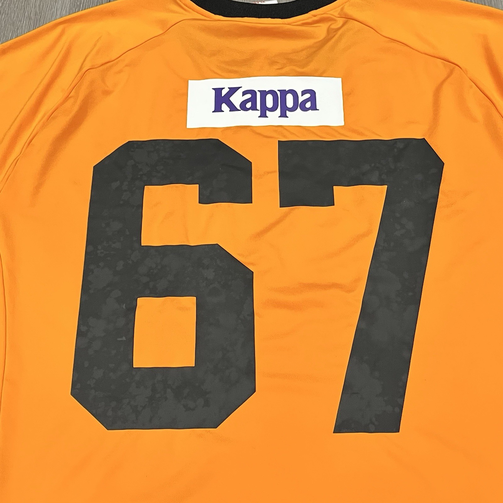 KAPPA Mens Short Sleeve Jersey #67 Orange Sz XL 2019 Fall Winter Collection gallery