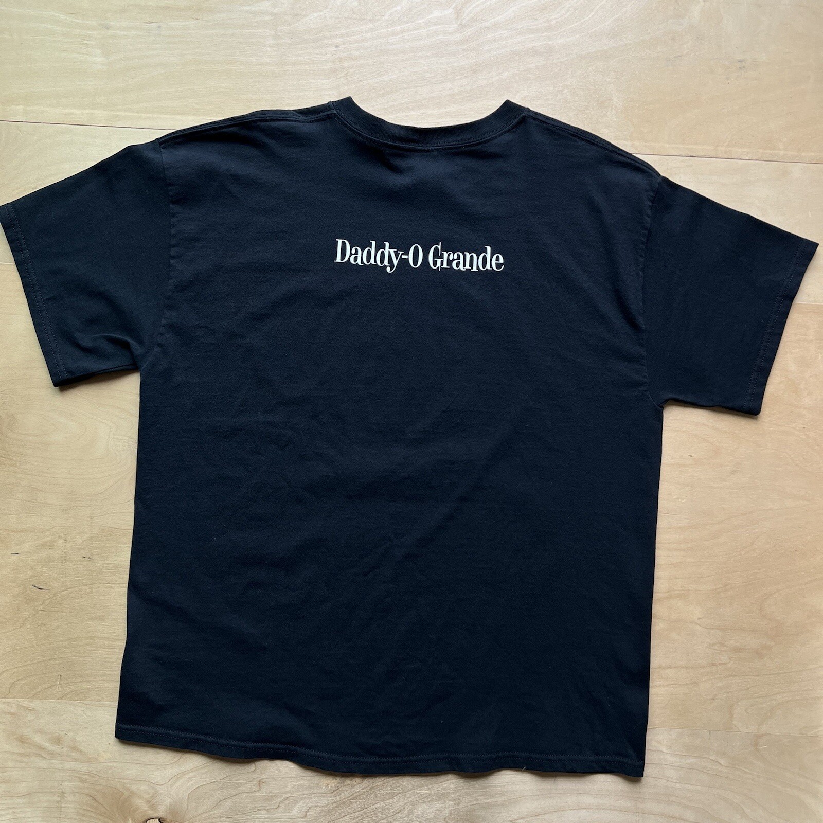 Danny Amis Luchador Shirt XL Black Blue Rock Band Atomic Records Daddy O Grande gallery