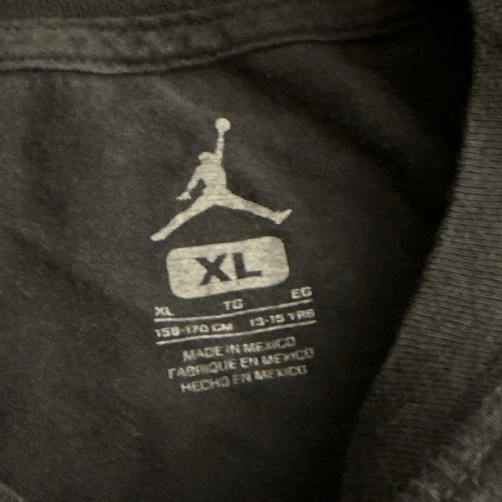 Hare Jordan Shirt Teen Size XL Space Jam Movie Black Michael Bugs Bunny Graphic gallery