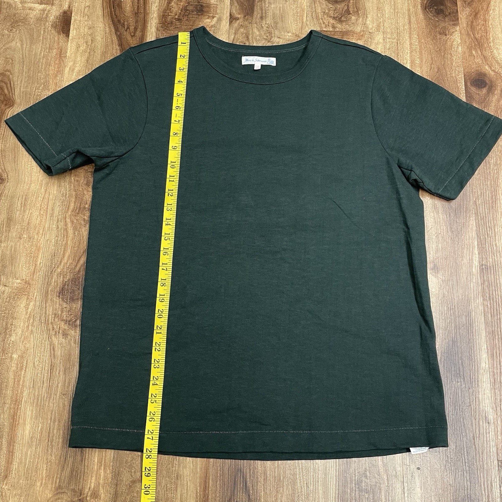 Merz B Schwanen T-Shirt Green Loopwheeled Germany Cotton Men’s 7/XL gallery