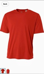A4 Men’s Size Medium Navy Cooling Performance Crew Short Sleeve Tee #38997