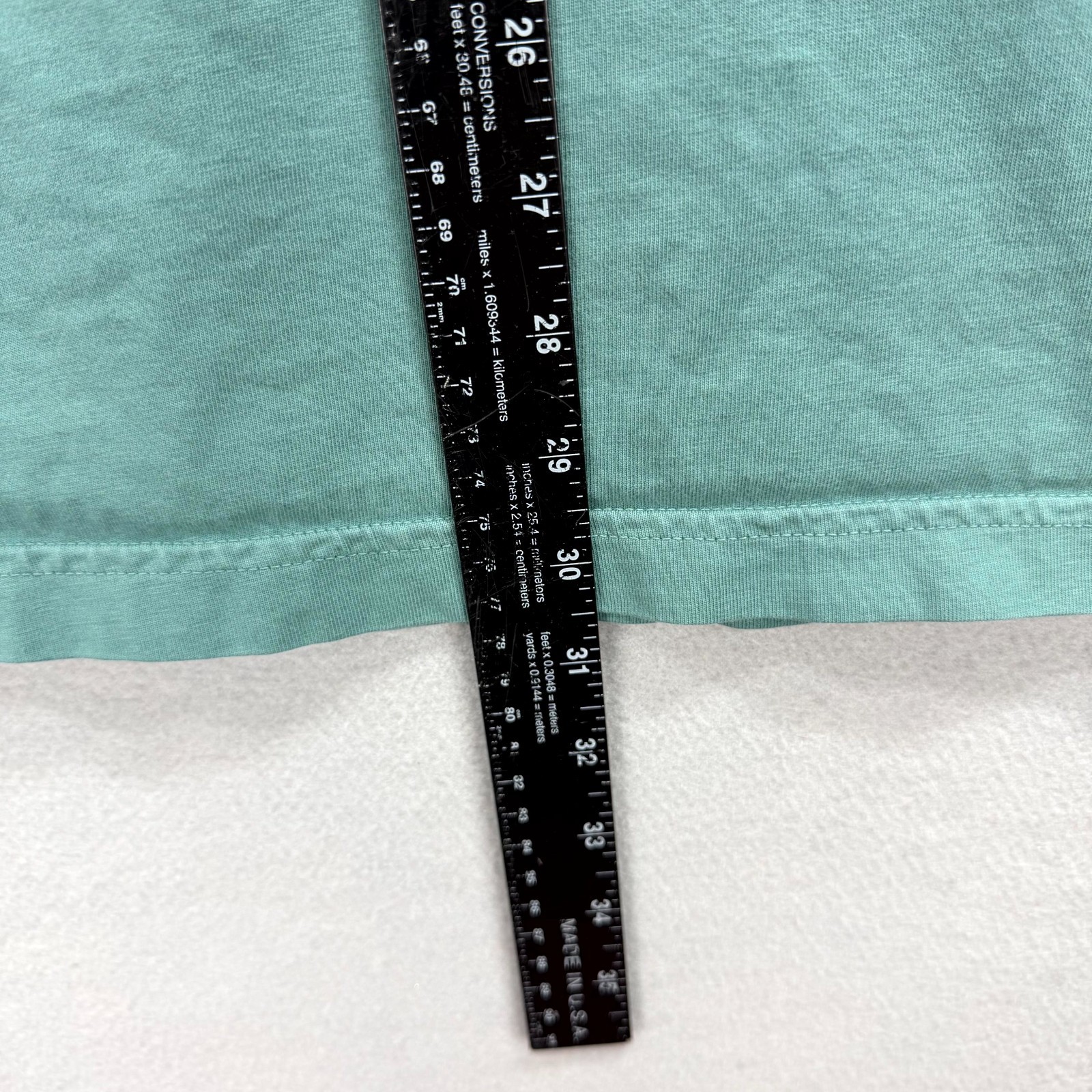 Tomorrows Laundry Classic Essential T-Shirt Mens XXL Teal Everyday Wear Crew gallery
