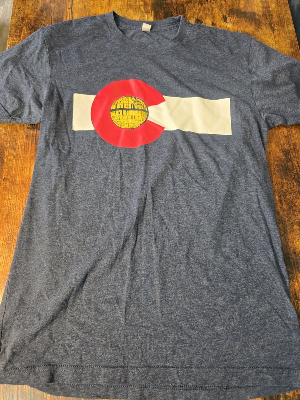 Star Wars Death Star Colorado Flag Shirt Small Next Level Apparel